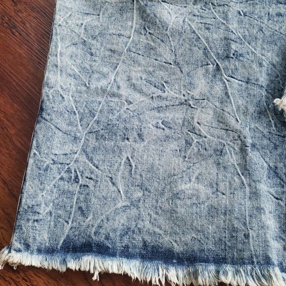 Balenciaga Blue Edgy Feminine Old Money Quiet Lux Godet Acid Wash Skirt Size 40 - Picture 7 of 10